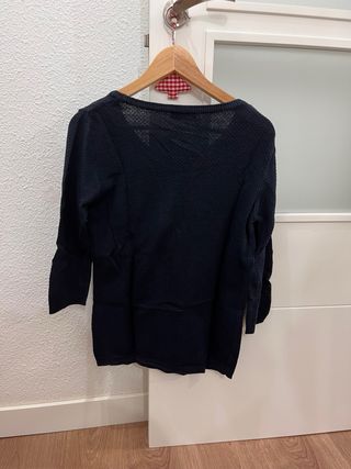 Jersey Stradivarius negro mujer