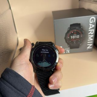 Garmin Fenix 7X Solar + Correa Blanca
