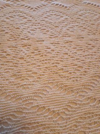 Colcha ganchillo colchón 150 cm