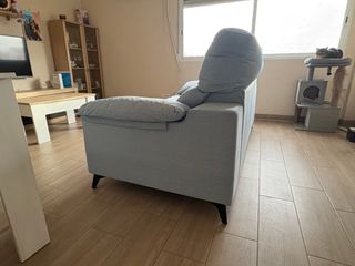 Sofá 3 plazas gris nuevo