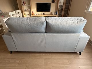 Sofá 3 plazas gris nuevo