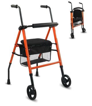 Andador para adultos , plegable con asiento.
