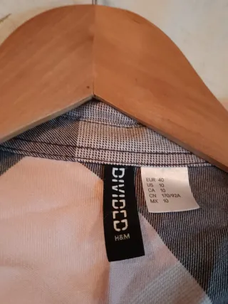 Camisa H&M cuadros M
