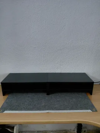 Soportes elevadores para monitor negro