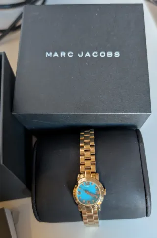 Reloj Marc Jacobs MBM3229 Turquesa Dorado
