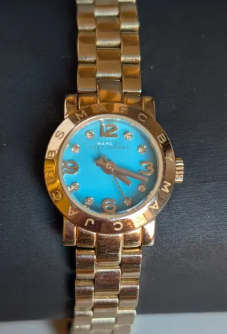 Reloj Marc Jacobs MBM3229 Turquesa Dorado