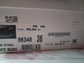 Sandalias Hispanitas ante negro T 36 impecables