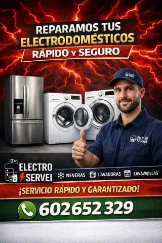 Reparación Electrodomésticos Rápido y Seguro