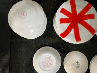 Vajilla inglesa antigua porcelana 38 piezas