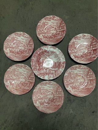 Vajilla inglesa antigua porcelana 38 piezas