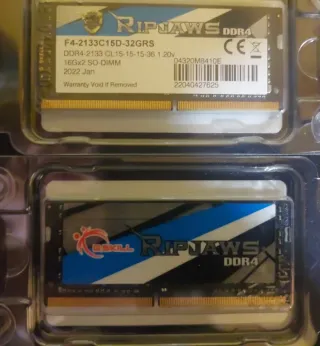 RAM portátil G.SKILL Ripjaws DDR4 16GB 2133MHz