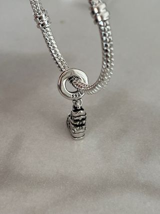 Charm Bota de Ski Plata Nuevo