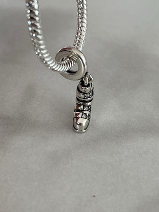 Charm Bota de Ski Plata Nuevo