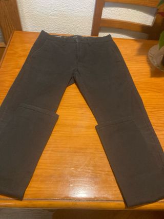 Pantalones Chinos Negros Talla M