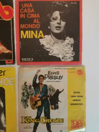 Lote 6 Vinilos Singles Pop Rock Internacional