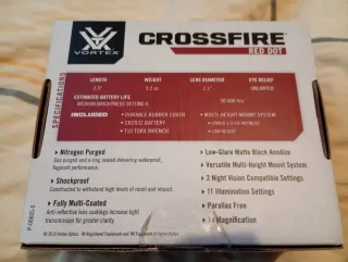 Mira Vortex Crossfire Red Dot 2 MOA