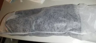 Alfombrilla escritorio calefactable 80x33cm negra