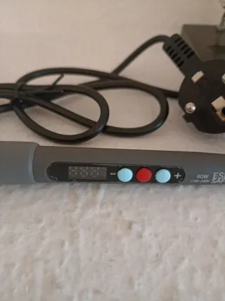 Soldador de estaño con soporte