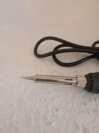 Soldador de estaño con soporte