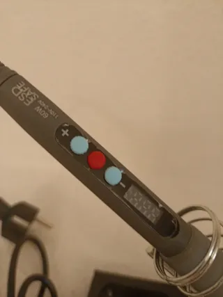 Soldador de estaño con soporte