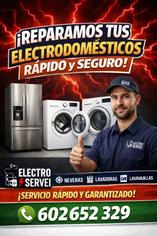 Reparación Electrodomésticos Rápido y Seguro