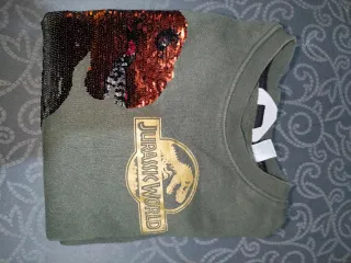 Jersey Jurassic World Lentejuelas Niño