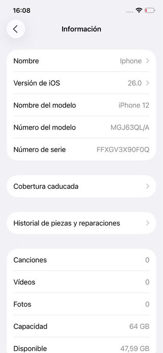 iPhone 12 64GB Blanco