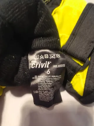 Guantes Nieve Niños Amarillo/Negro