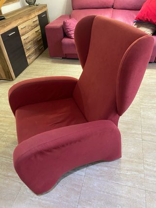 Sillón granate extensible