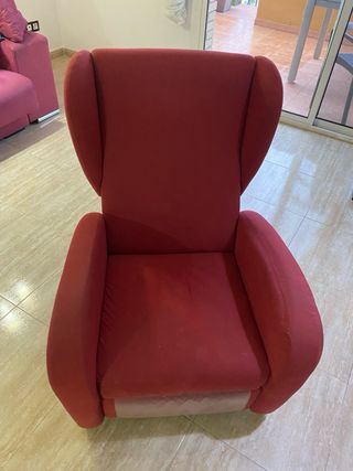 Sillón granate extensible