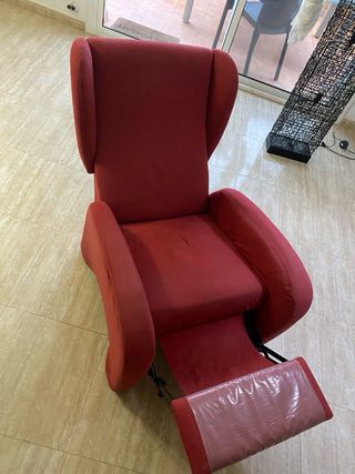 Sillón granate extensible