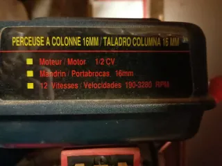 Taladro de columna