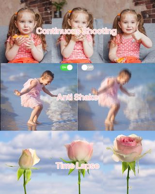 CAMARA DIGITAL COMPACTA ROSA