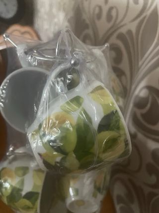 Juego de 6 tazas de café con soporte