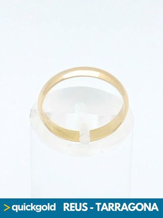 040-01-00437 ANILLO ORO DE 18K ALIANZA LISA