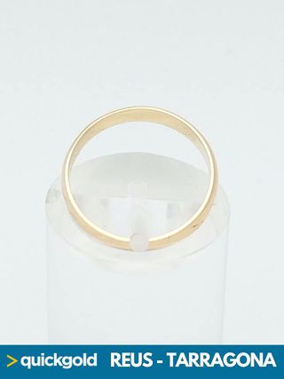 040-01-00437 ANILLO ORO DE 18K ALIANZA LISA