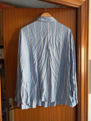 Camisa Kiabi Rayas Azul Talla XL