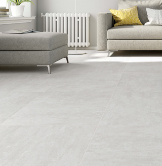 Suelo porcelánico Martins efecto cemento blanco