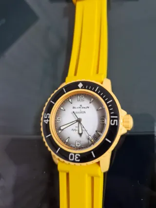Orologio Swatch Blancpain SCUBA Giallo