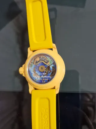 Orologio Swatch Blancpain SCUBA Giallo