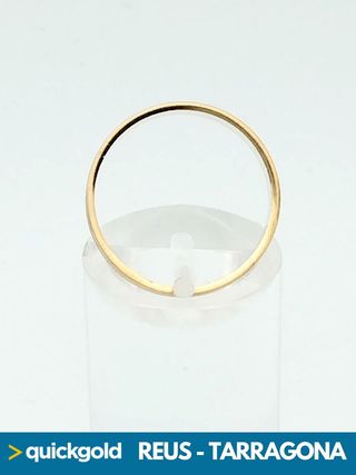 040-01-00438 ANILLO ORO DE 18K ALIANZA