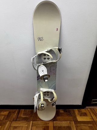 Tabla Snowboard K2 Mujer + Fijaciones+botas y fund
