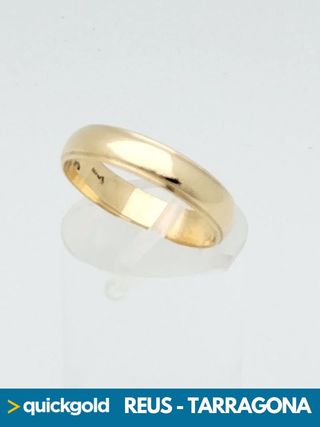 040-01-00406 ANILLO ORO DE 18K ALIANZA