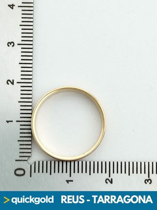 040-01-00406 ANILLO ORO DE 18K ALIANZA