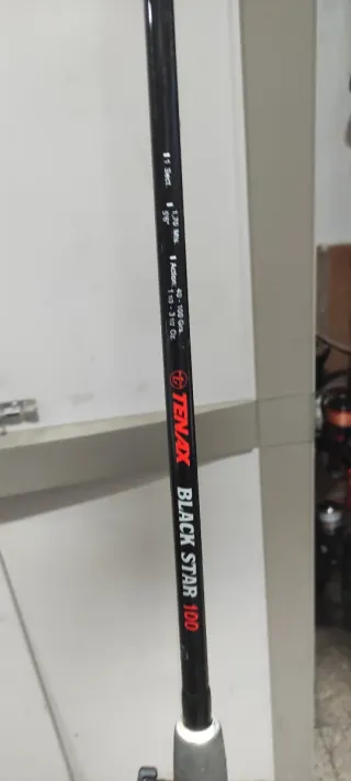 Caña y carrete de curricán