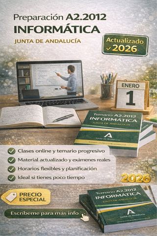 Temario A2.2012 Informática – Junta de Andalucía