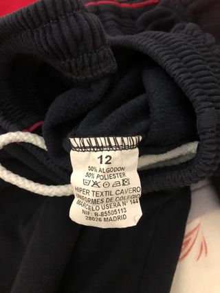 Uniforme Corazonistas Sagrada Familia chandal T12