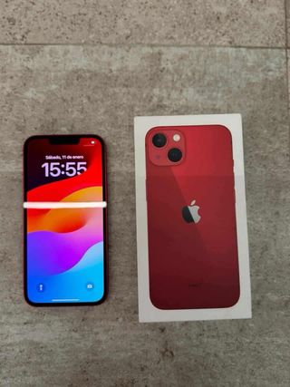 iPhone 13 256GB Rojo en perfecto estado Libre
