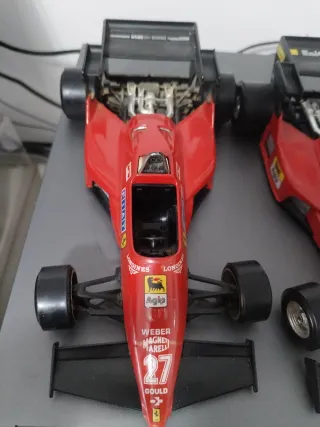 Lotto 6 modellini F1 Burago e Polistil