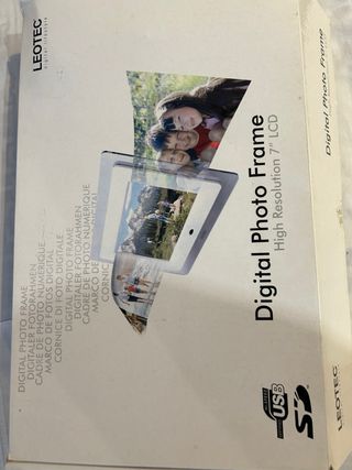 Álbum de fotos digital blanco